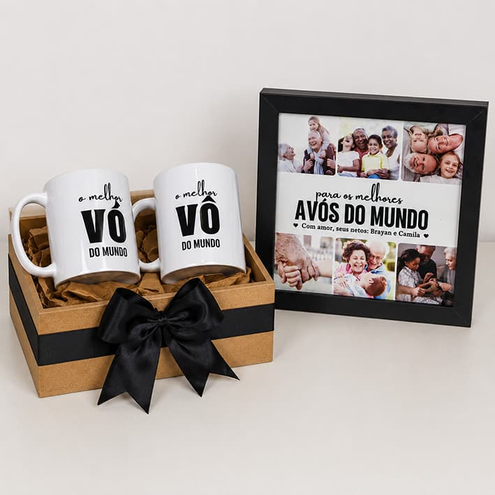 Kit Dia dos Avós, 100% personalizado com sua ideia. personalize para outras ocasiões também
