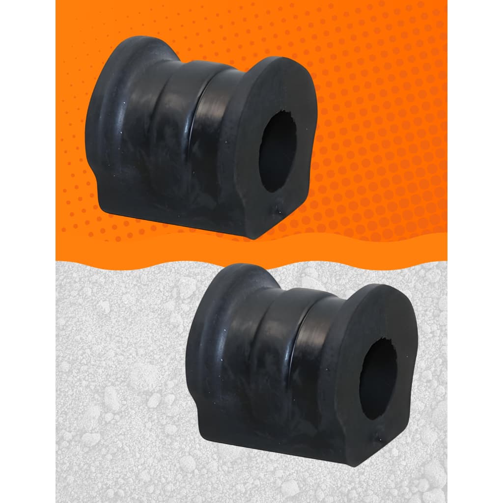 Kit 2 Bucha Barra Estabilizadora Dianteira Cross Fox Gol Polo Saveiro Voyage 2003 a 2018 Ø 18 mm par