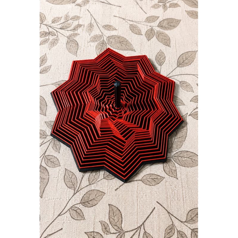 Estrela Fidget 3D Sensorial - Design Hexagonal Fractal, Alívio de Estresse