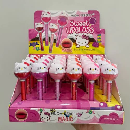 Hello Kitty Lip2 em 1 - Lip Balm/ Lip Gloss