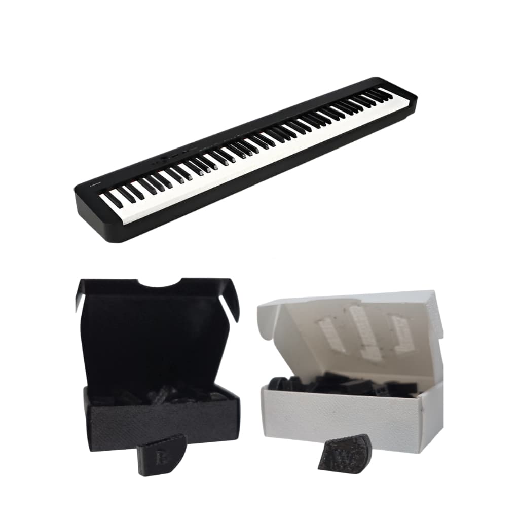 Kit 96 Borrachas Para Martelo Contrapeso das Teclas para Teclado Piano Digital