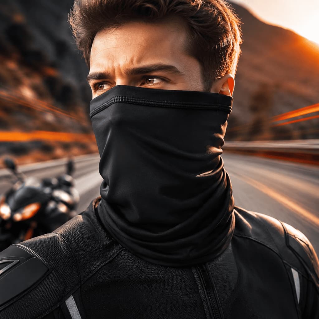 Bandana Balaclava Touca Bicicleta Moto Bike Corrida Motoqueiro Proteção UV50+ Unissex