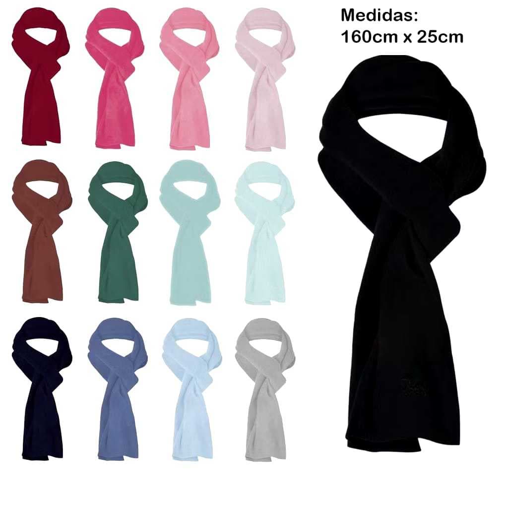 Cachecol Unissex Soft 160cm x 25cm microfibra