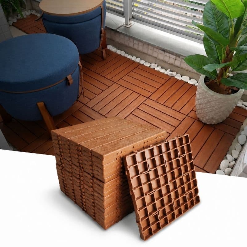 kits de 06 a 21 Decks modulares plástico de 30x30cm