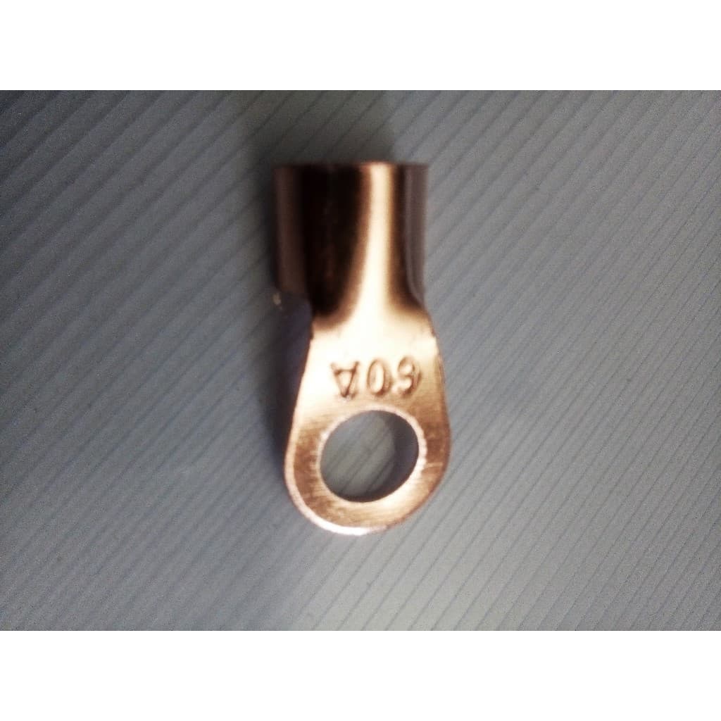 Terminal Olhal para Aterramento de Painéis Solares e outros equipamentos (10 peças) 60A
