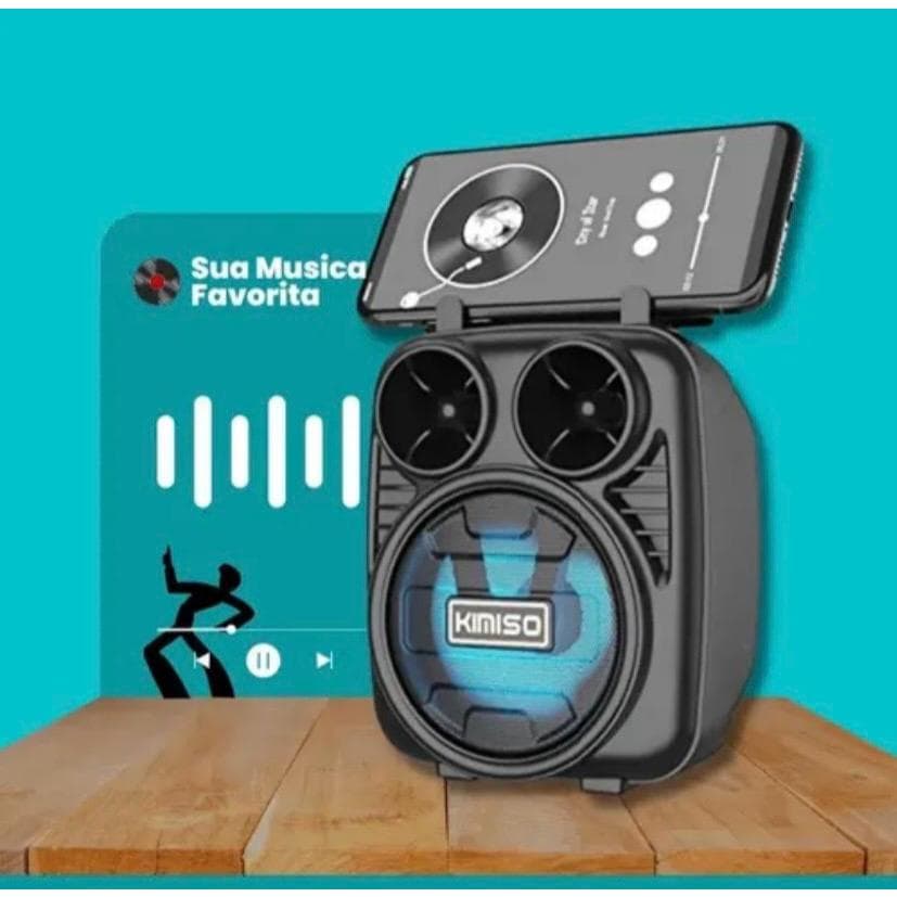 CAIXA DE SOM PORTÁTIL BLUETOOTH KIMISO KMS-1182.