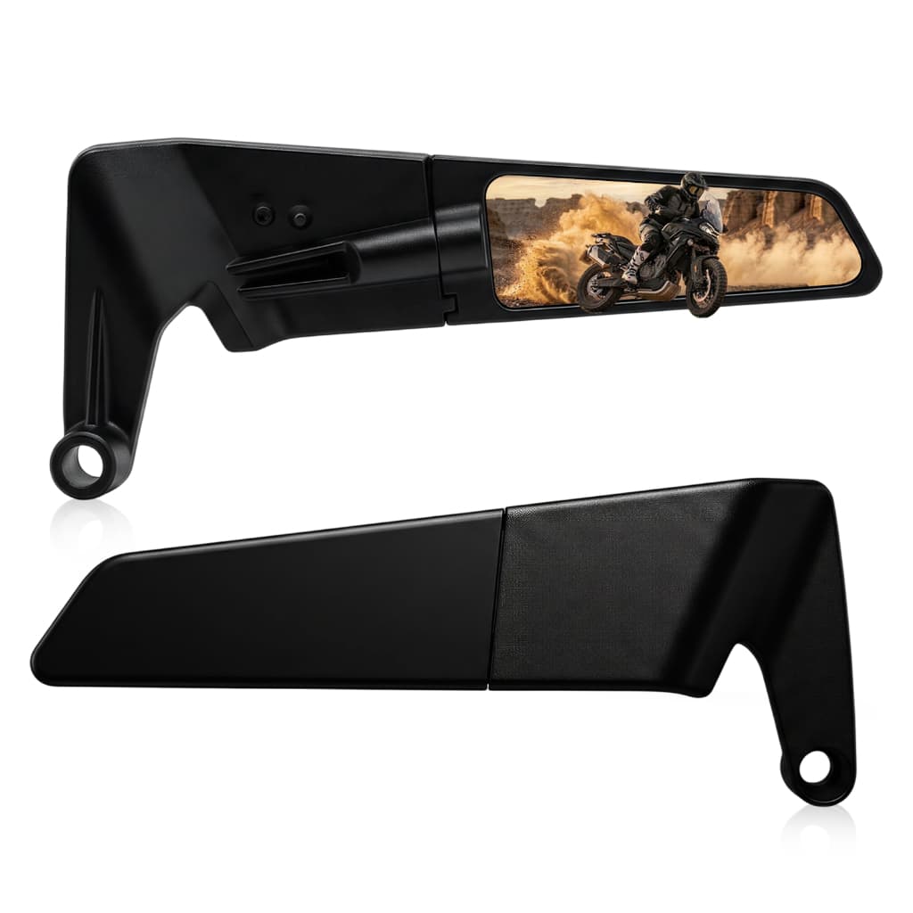 Espelho Retrovisor Aerodinâmico para Motocicletas (Par) Redução de Arrasto para Moto