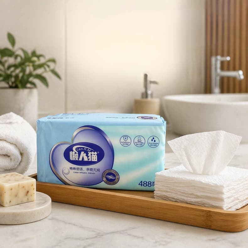 Kit 10 Lenços de Papel Inferfolha 5 Dobras Macio