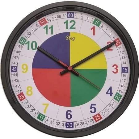 Relógio de Parede ou Mesa 28cm Redondo Sieg Relógio Analógico Números