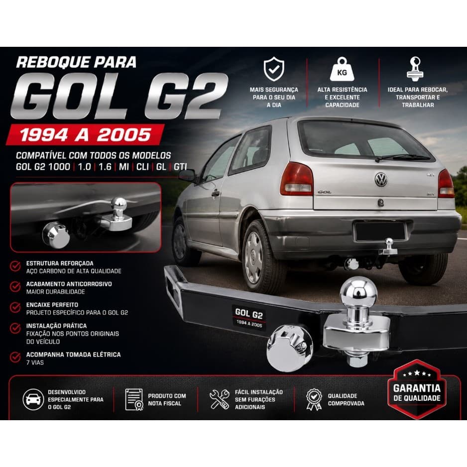 G2 Gol 1999 Engate/Reboque/Rabicho