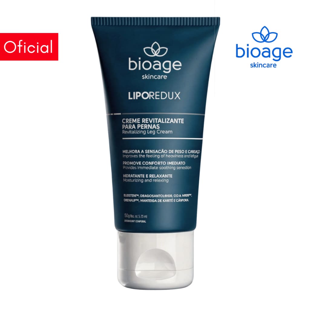 Bioage Creme Revitalizante Para Pernas Cansadas Relaxante Imediato - LipoRedux Creme Para Pernas