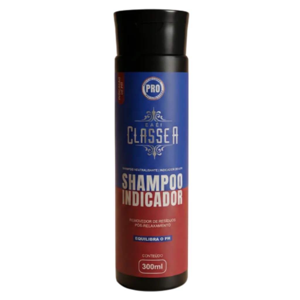 Shampoo Indicador Pós Relaxamento Classe A 300ml pH Equilibrado