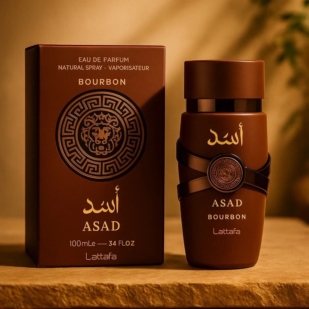 Perfume Árabe Lattafa Asad Bourbon Masculino Eau de Parfum Original - 100ml
