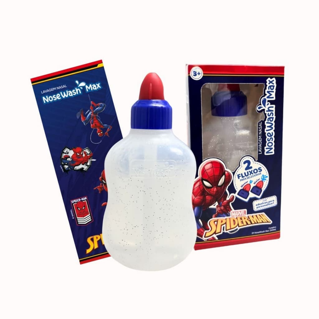 Nosewash Max Spider Man Dispositivo Lavagem Nasal
