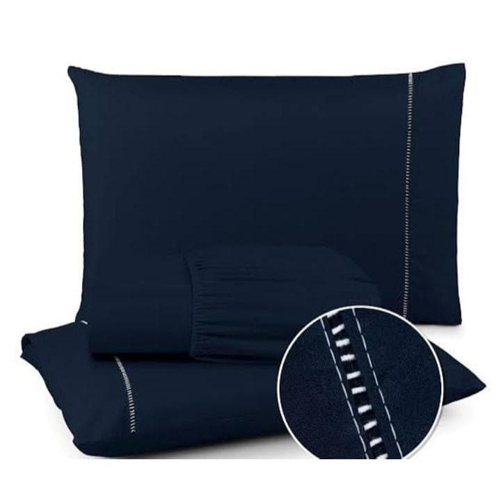 Jogo Lençol Para Cama Casal Padrão 3 Peças com Elástico em Toda Volta Microfibra Toque Macio