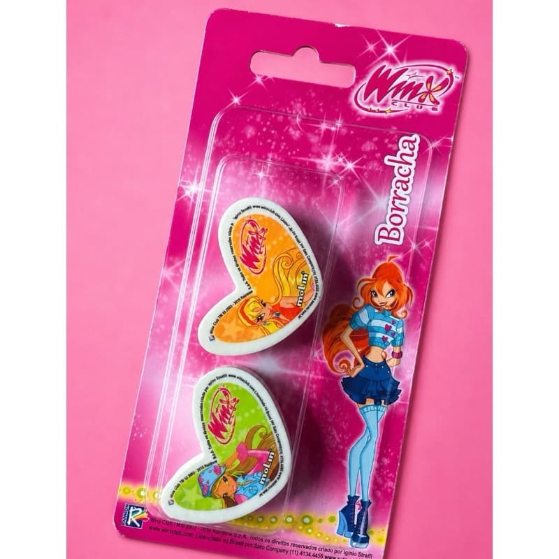 Borracha Winx Molin - Papelaria Vintage