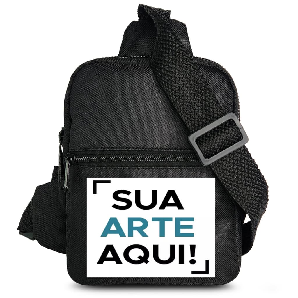 Shoulder Bag Personalizada Com Sua Arte Pequena Pochete Chest Bag Bolsa Transversal Paulo Bags Outlet