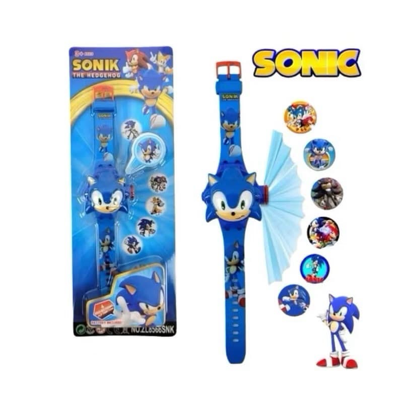 Relógio Sonic Progetor Com imagens / Relógios infantil personagem Sonic