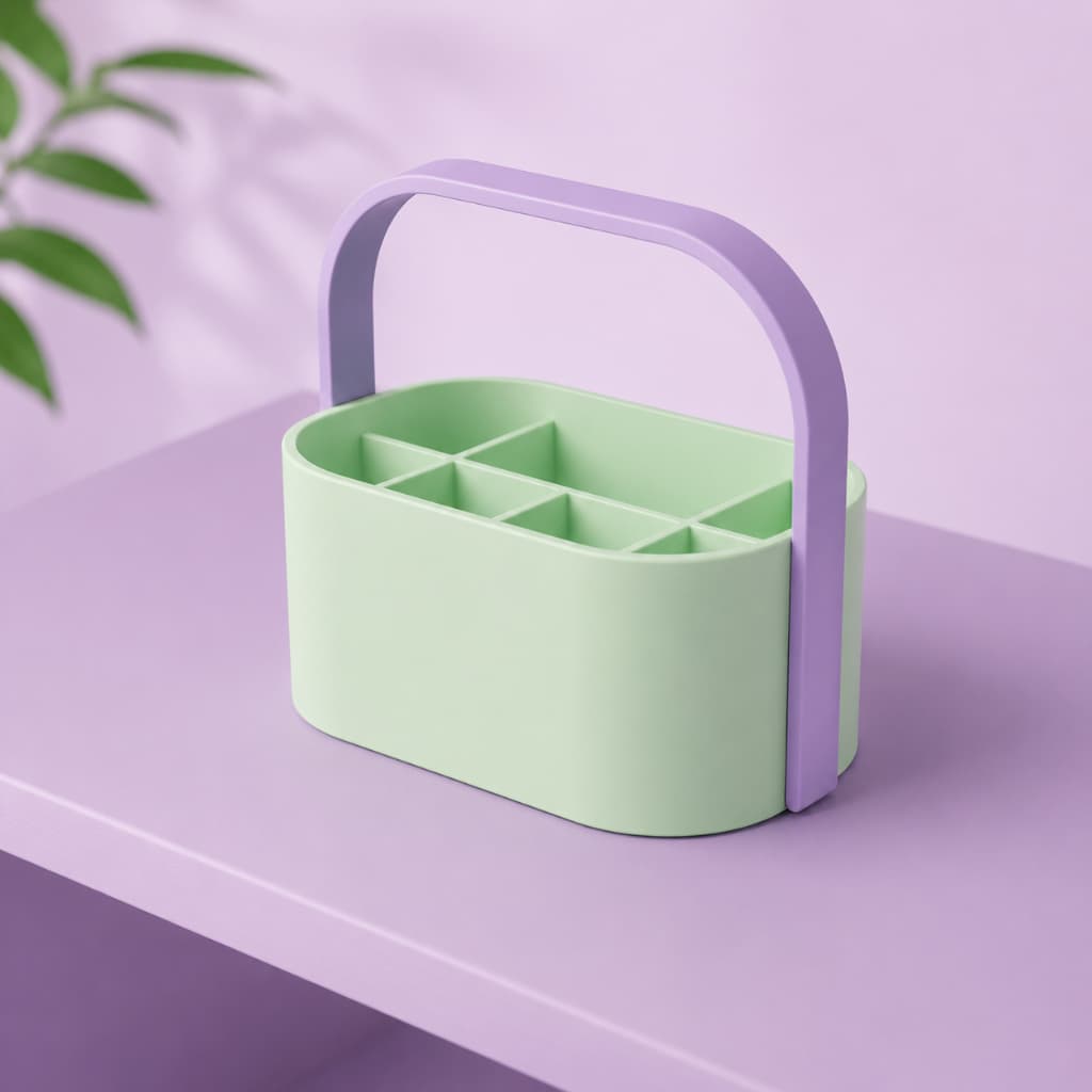 Organizador de Maquiagem com Alça Porta Cosméticos Skincare e Acessórios
