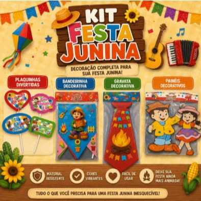 KIT Festa Junina Completo Festa