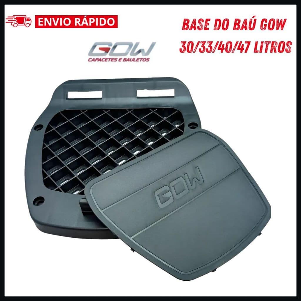 Base Do Bau Bauleto Moto Gow G30 G33 G40 G47 Litros ,Fazer,Twister,Titan,Start,Brós