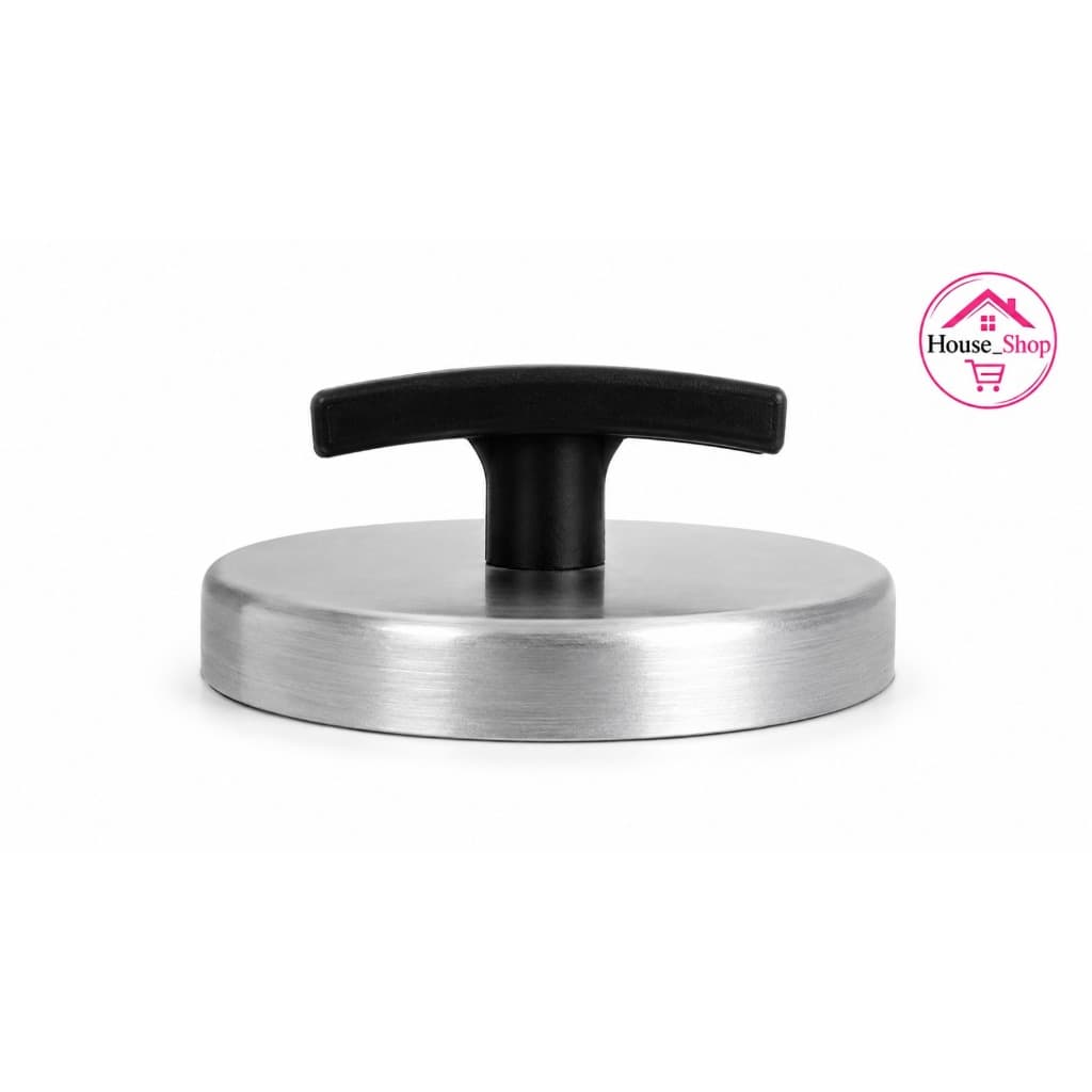 Prensador de Hambúrguer Smash Burger em Aço Inox Profissional com Cabo Anatômico