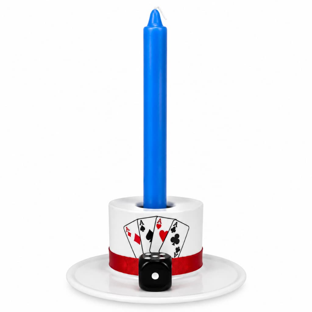 Castiçal Para Vela Palito De Aluminio Ze Pilintra