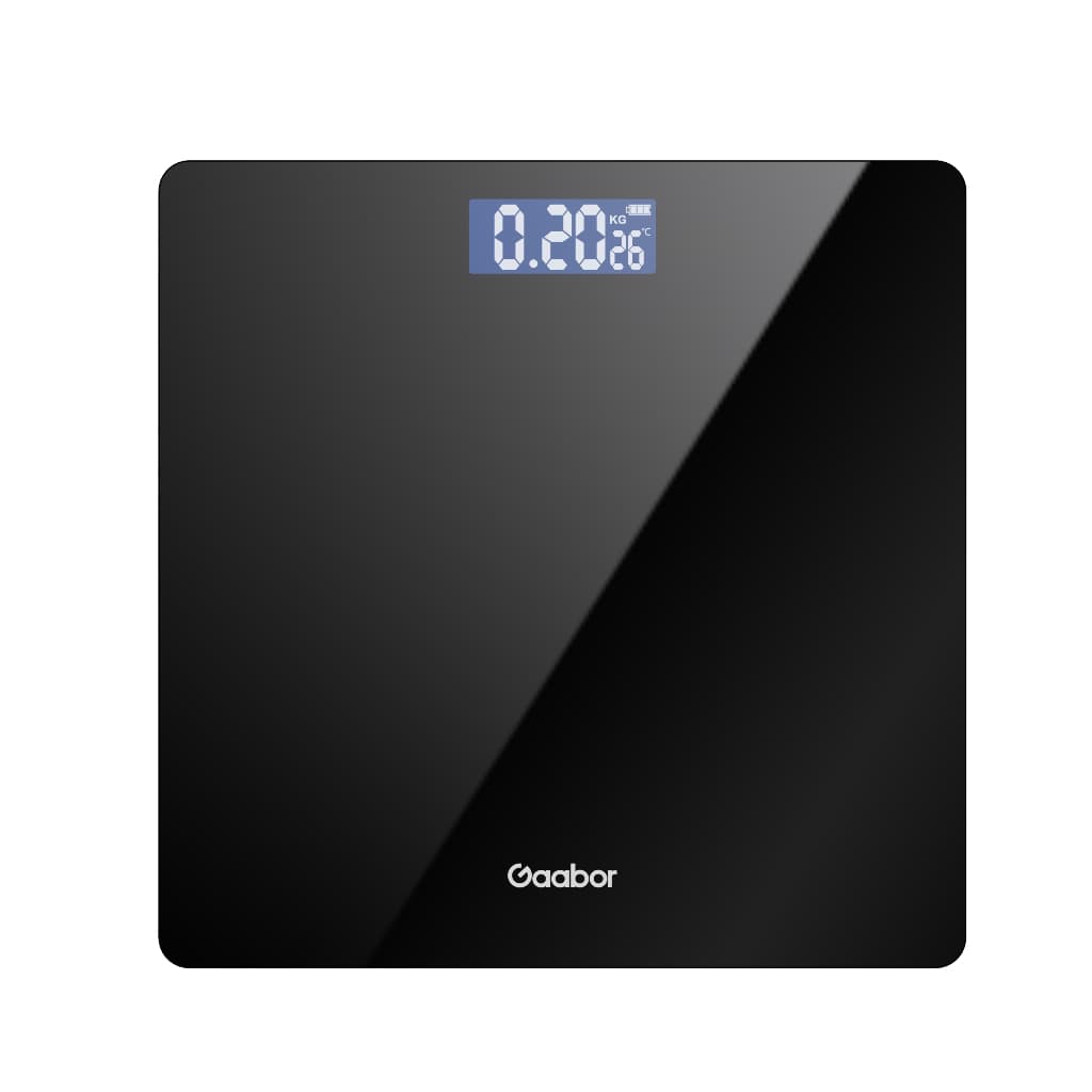 Gaabor Balanca Digital Alta Ate 180kg Display LED Grande Tela HD Preto Verde GWS-M01A