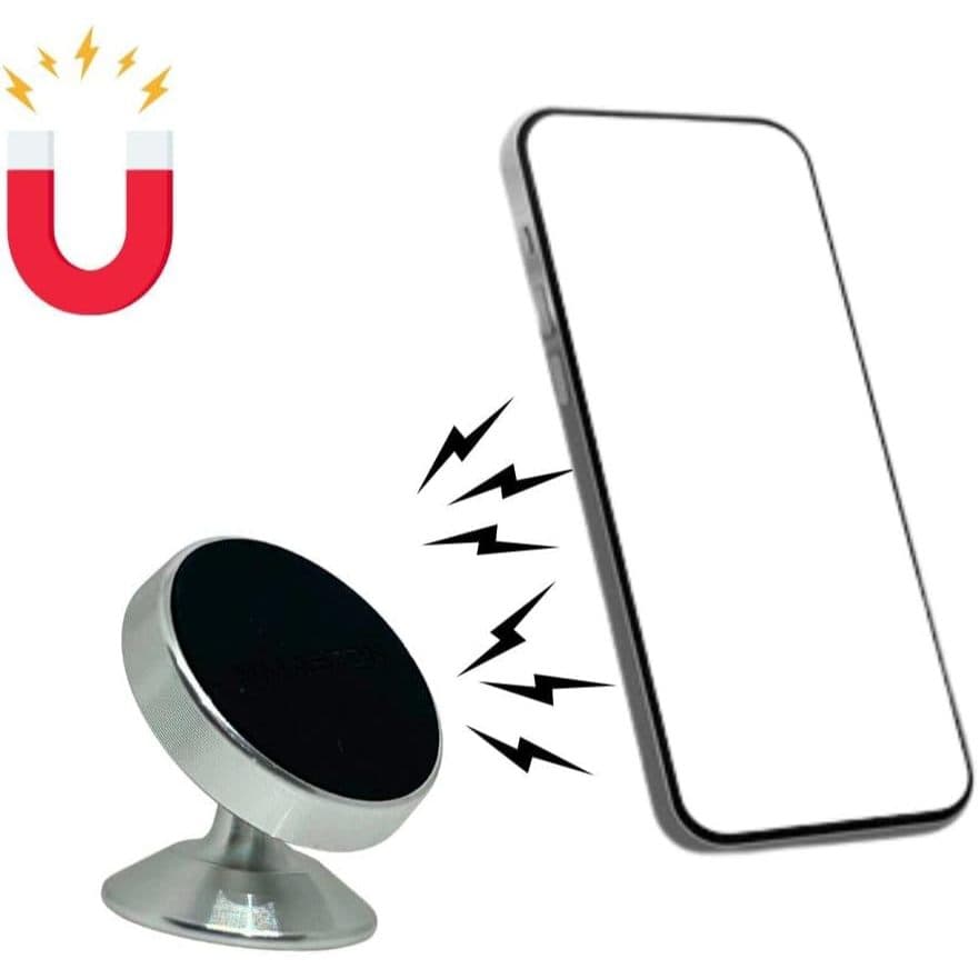 Suporte Celular Veicular Magnético Com Fixação 3M Alta Estabilidade Universal