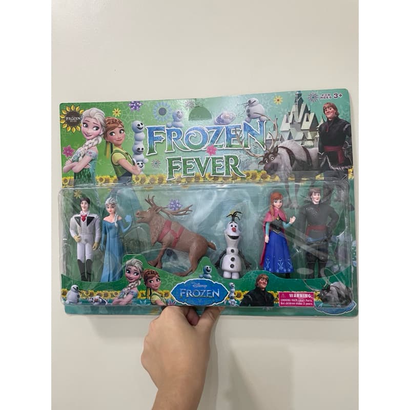 Encartelado Frozen olaf fever 6 personagens - envio imediato
