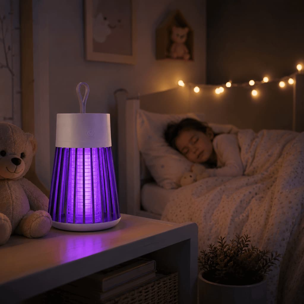 Lâmpada LED UV Mata Mosquito Repelente Para Pernilongo Abajur de Tomada Para Moscas