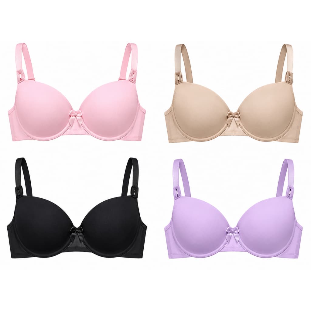 Kit 2 Sutiã Sutien Menina Moça Com Bojo Juvenil