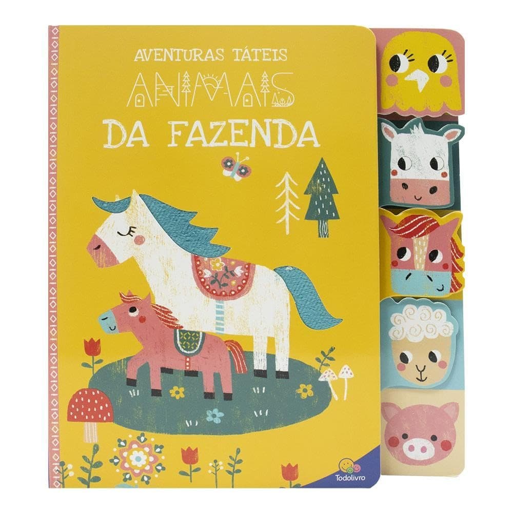 Livro - Aventuras Táteis: Animais da Fazenda