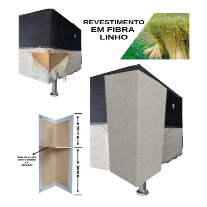 Arranhador Protetor Gato e Cachorro para Cama Box