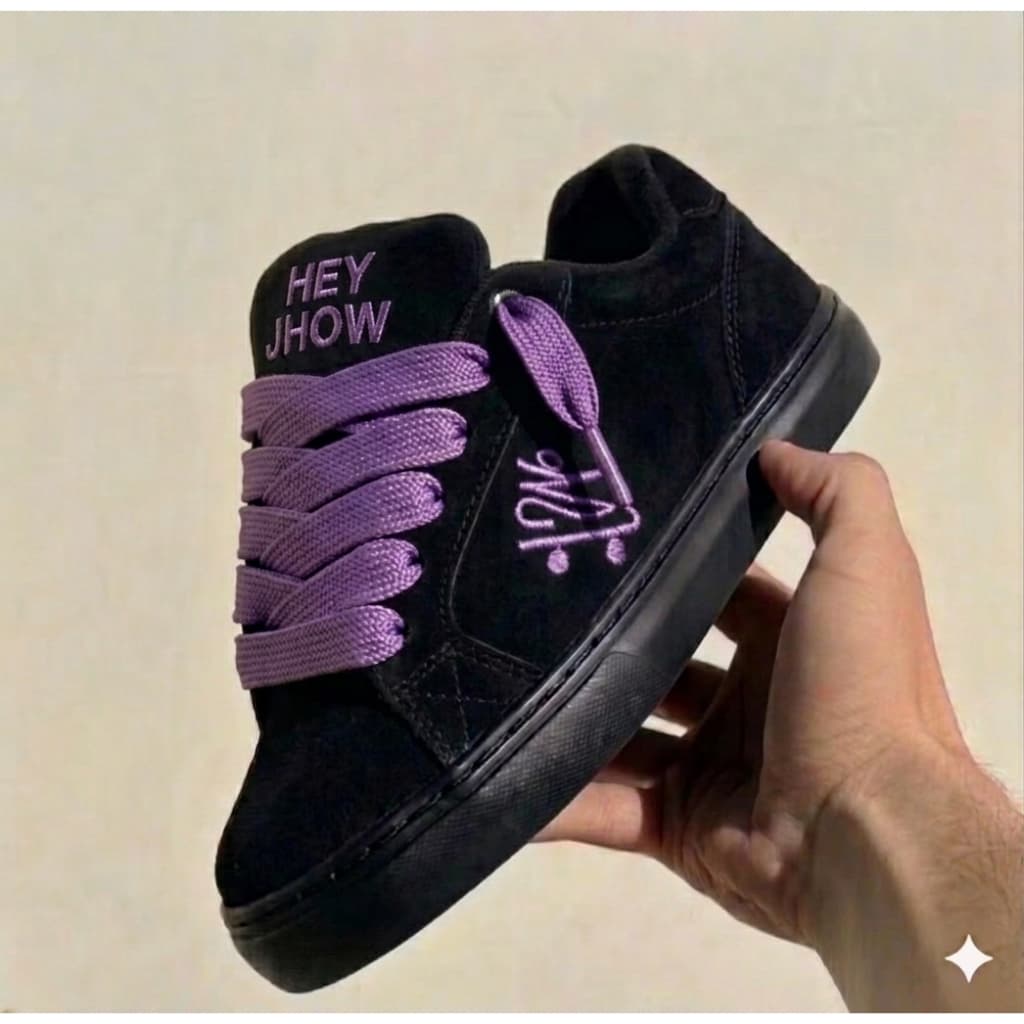 Tênis Premium  HEY JHOW Skate Turbinado Espuma Grossa Camurça
