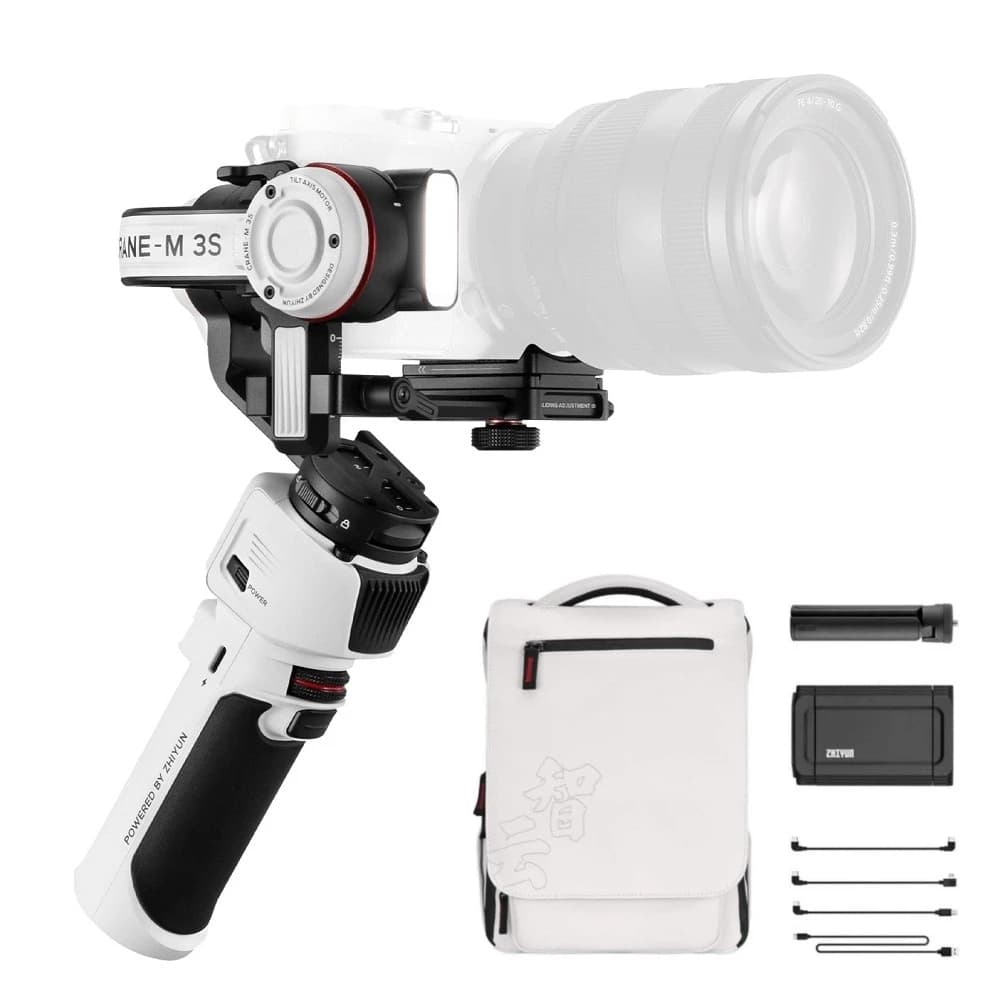 Estabilizador Gimbal Zhiyun Crane-M3 S Portátil Combo para Câmeras Mirrorless Compactas e SmartPhones