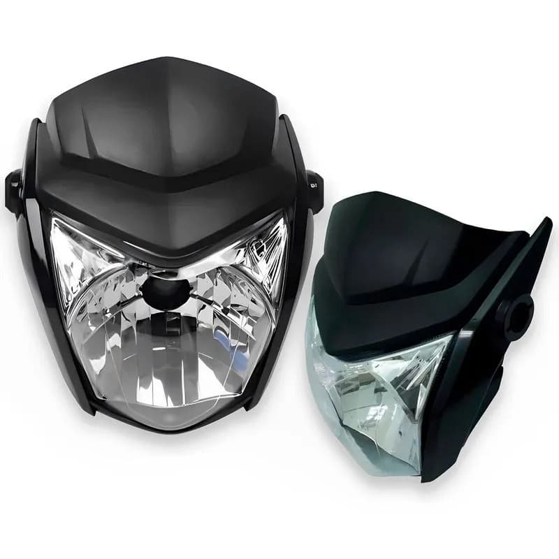 Frente farol completo Titan Fan Star 125 150 2014 a 2021 Preto