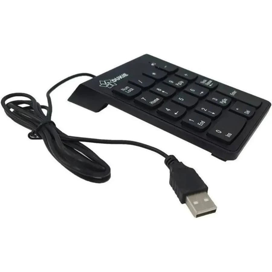 Mini Teclado Usb Numérico Com Fio Dukie Dk-91