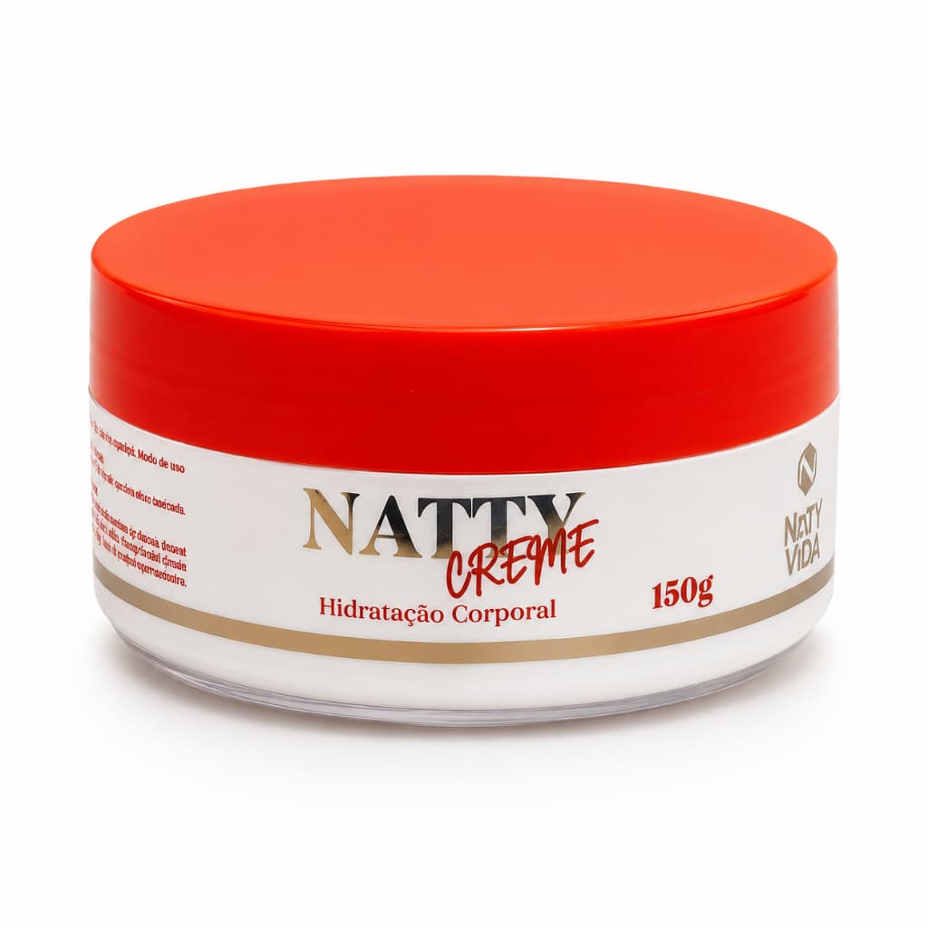 Natty Creme Hidratante Corporal 150g | Hidratação Profunda, Pele Macia e Perfumada