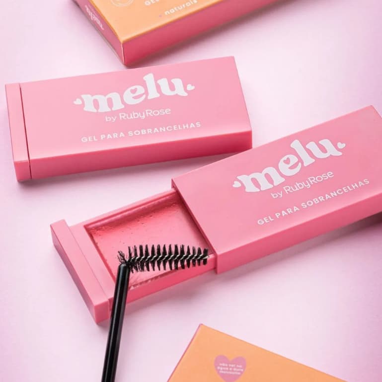 Gel para Sobrancelhas Melu by Ruby Rose Incolor Fixação Natural