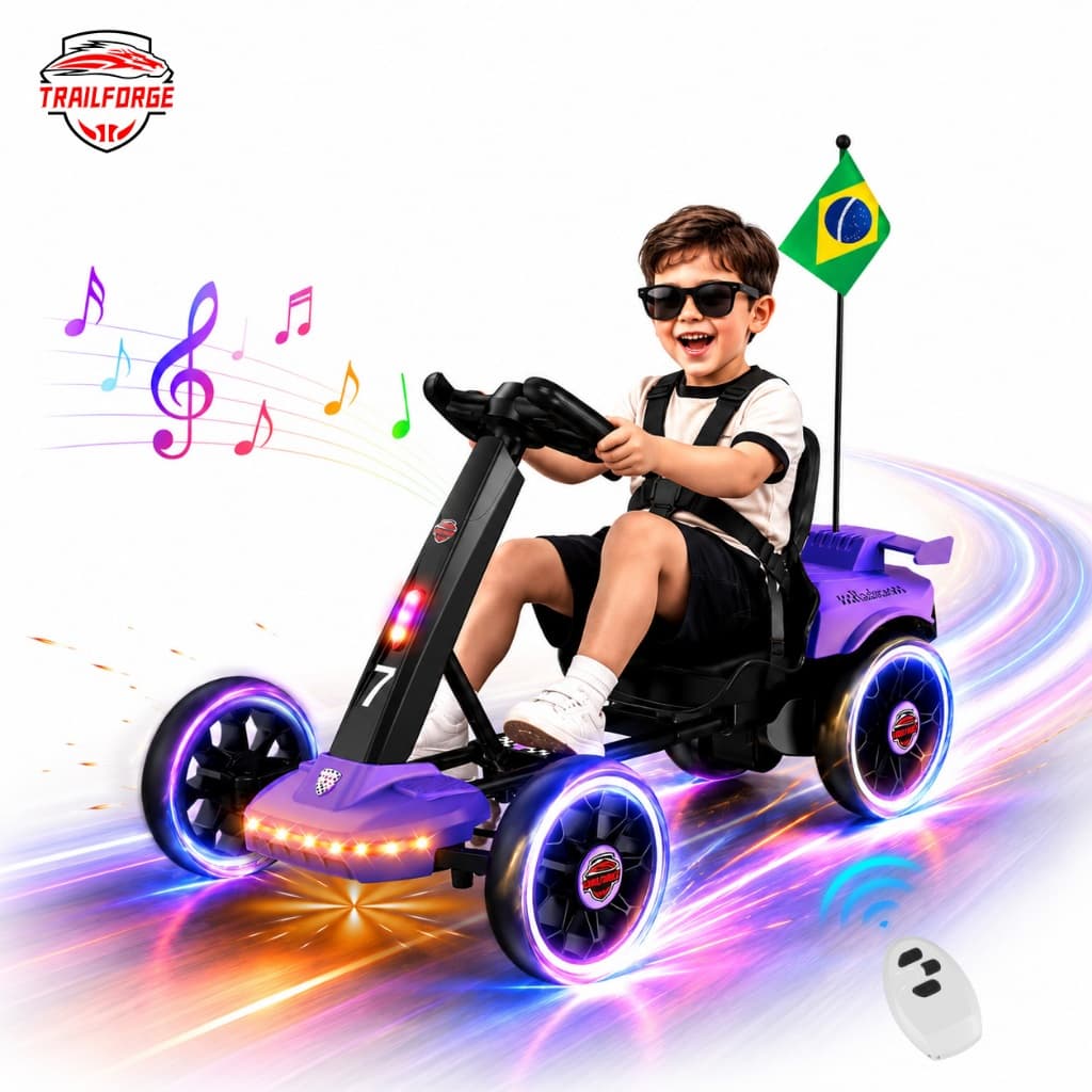 Trailforge-M1 Mini Carro Elétrico Infantil 100W 5-8KM/H Reprodução de música e LED