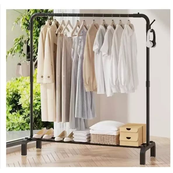 Arara Cabideiro Sapateira Arara de Roupas Loja e quarto Desmontável longo120cm alto150cm