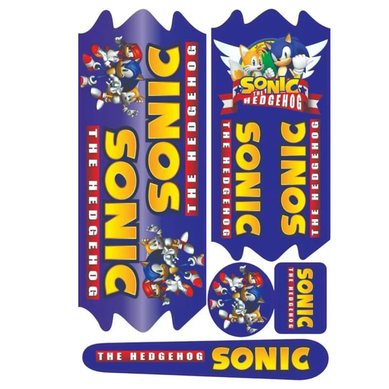Adesivo bicicleta infantil SONIC aro 12/16/20/24