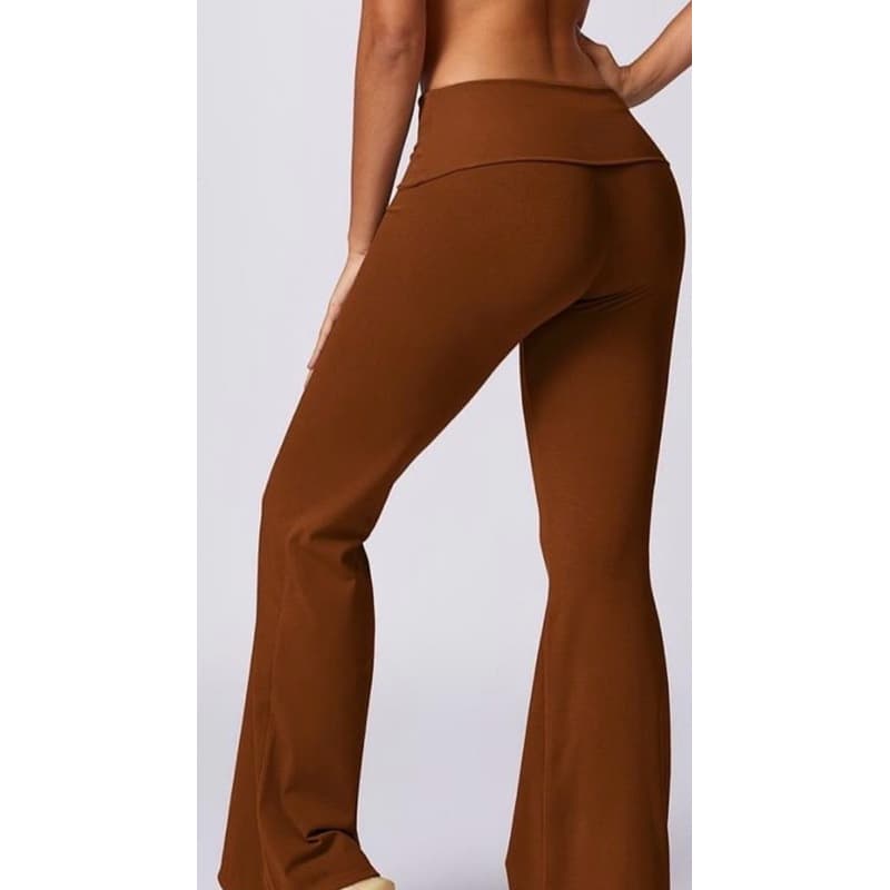Calça bailarina flare legging com cintura modeladora Suplex premium