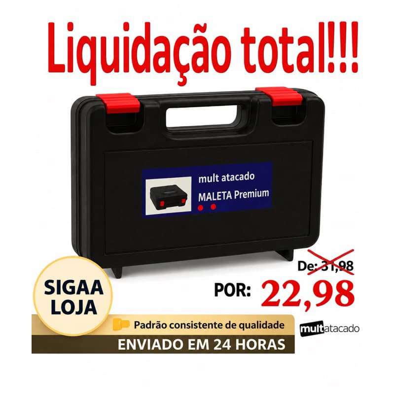 Maletas de Ferramentas Caixa de Ferramenta Maleta Grande Reforçada Tática Organizador