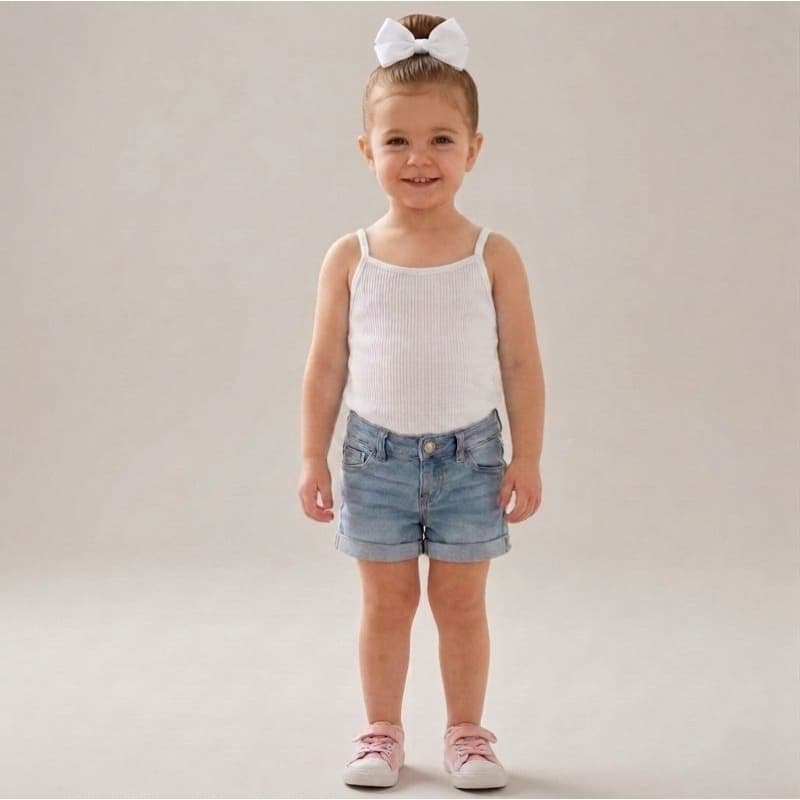 Kit regata infantil feminina blusa infantil + Laço infantil