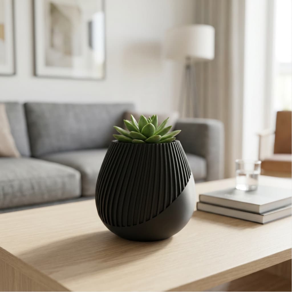 Vaso Design Nórdico Minimalista Escritório Decoração Sofisticado