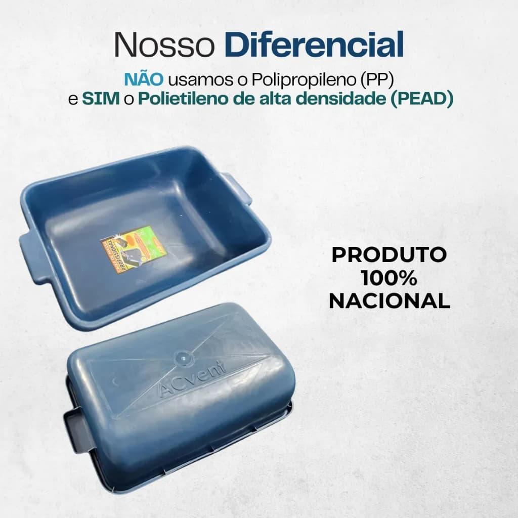 Kit com 2 Caixa Massa Masseira 20L ACGRELHAS