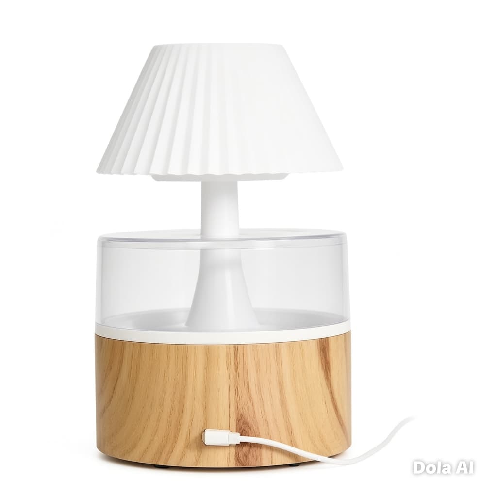 💧 Umidificador de Ar 260ml 24V – Luz Noturna + Controle Remoto