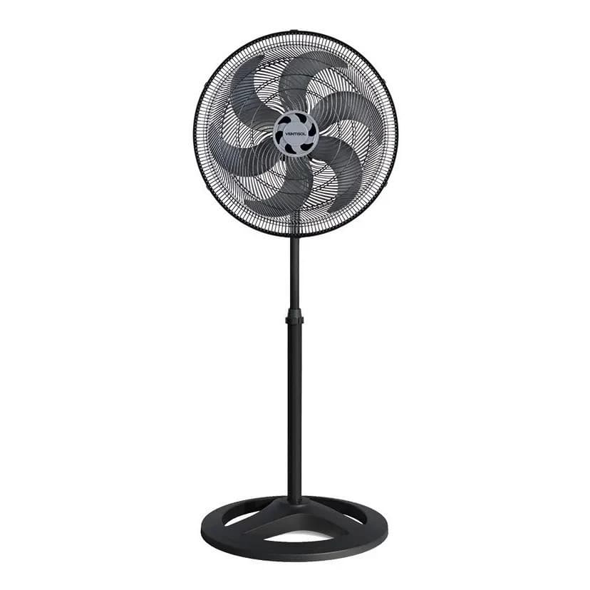 Ventilador de Coluna Ventisol Turbo 40cm – 6 Pás Preto (127v ou 220v)